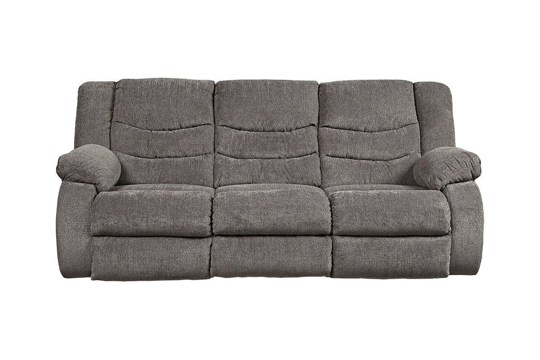 Tulen Gray Reclining Sofa - 9860688 - Lara Furniture