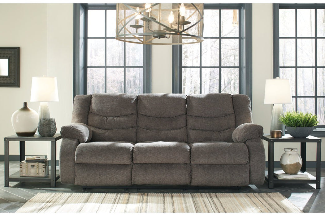 Tulen Gray Reclining Sofa - 9860688 - Lara Furniture