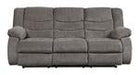 Tulen Gray Reclining Sofa - 9860688 - Lara Furniture