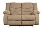 Tulen Mocha Reclining Loveseat - 9860486 - Lara Furniture