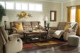 Tulen Mocha Reclining Sofa - 9860488 - Lara Furniture