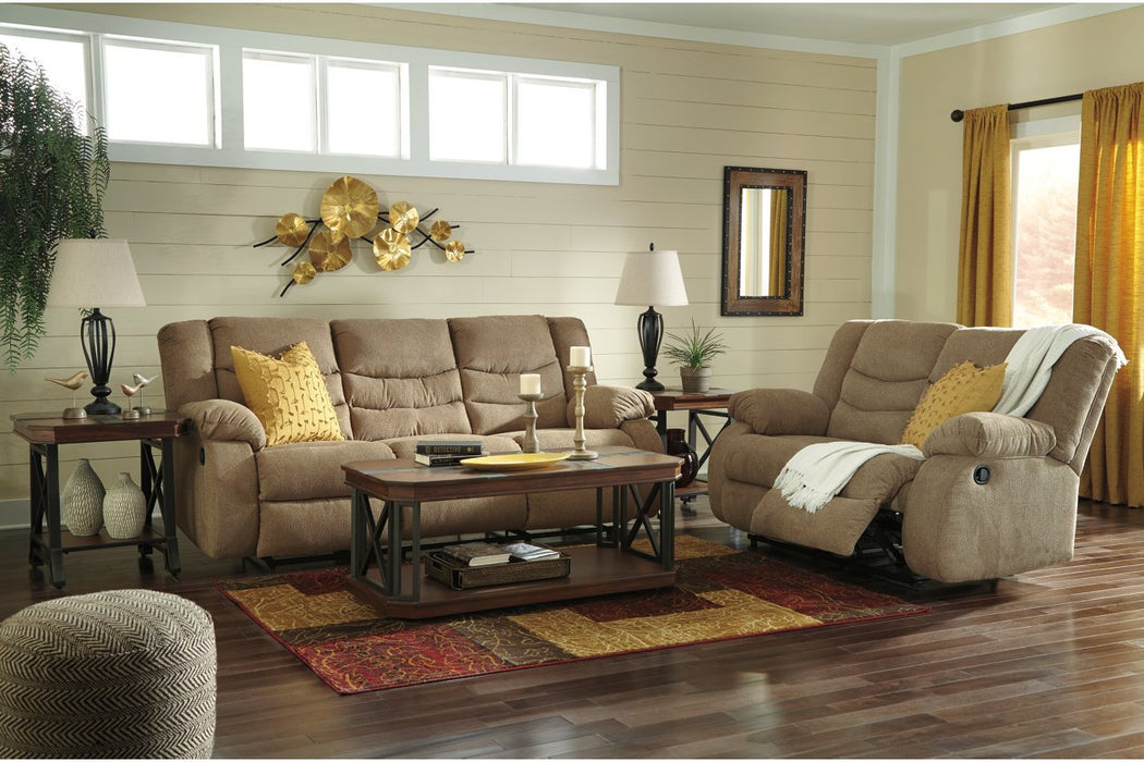 Tulen Mocha Reclining Sofa - 9860488 - Lara Furniture