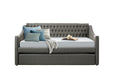 Tulney Dark Gray Daybed with Trundle - 4966DG - Lara Furniture