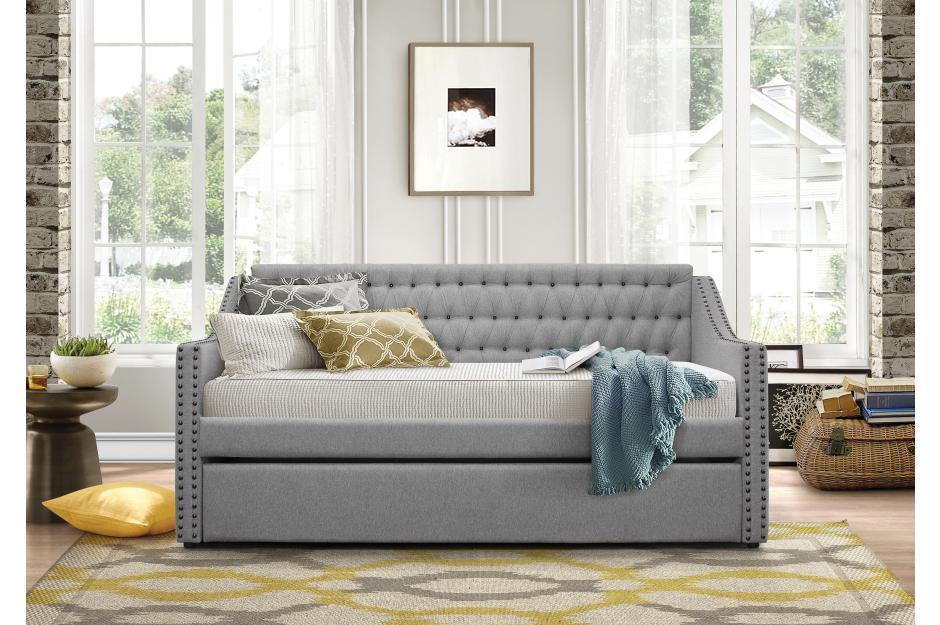 Tulney Gray Daybed with Trundle - 4966 - Lara Furniture