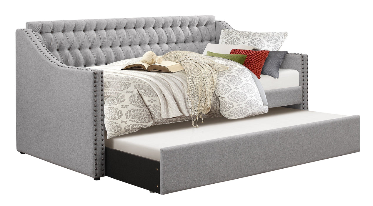 Tulney Gray Daybed with Trundle - 4966 - Lara Furniture