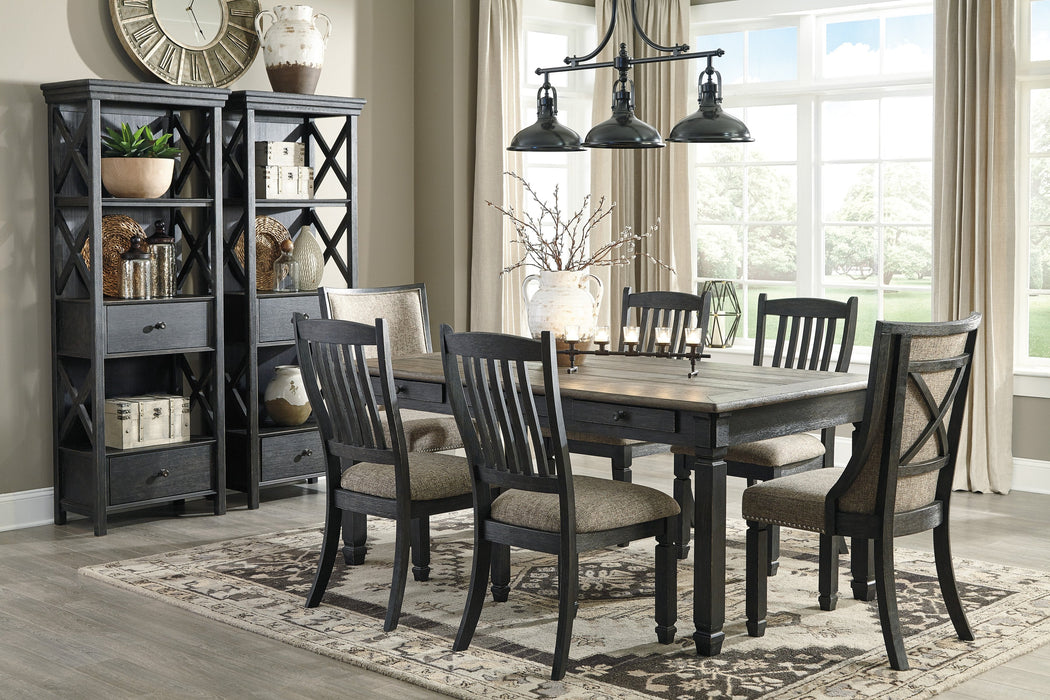 Tyler Creek Black-Gray Dining Room Set - Lara Furniture