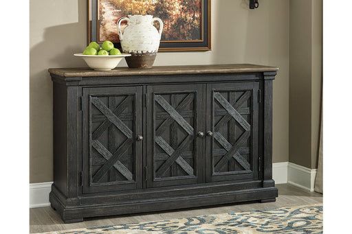 Tyler Creek Black/Gray Dining Server - D736-60 - Lara Furniture