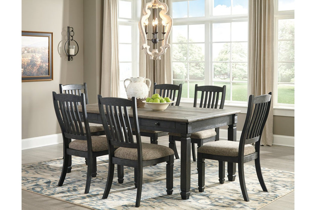 Tyler Creek Black/Gray Dining Table - D736-25 - Lara Furniture