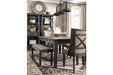 Tyler Creek Black/Gray Dining Table - D736-25 - Lara Furniture