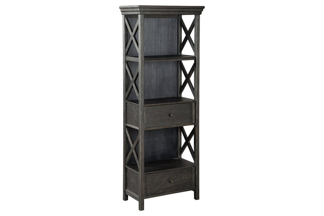 Tyler Creek Black/Gray Display Cabinet - D736-76 - Lara Furniture