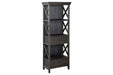 Tyler Creek Black/Gray Display Cabinet - D736-76 - Lara Furniture