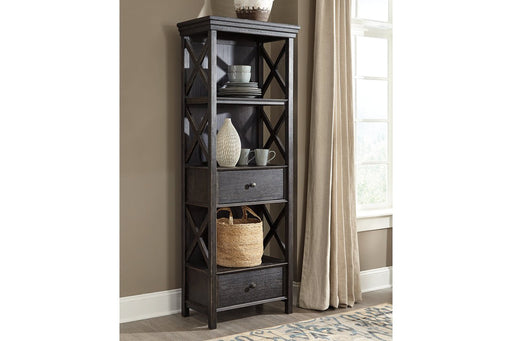 Tyler Creek Black/Gray Display Cabinet - D736-76 - Lara Furniture