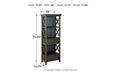 Tyler Creek Black/Gray Display Cabinet - D736-76 - Lara Furniture