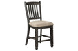 Tyler Creek Black/Grayish Brown Counter Height Bar Stool (Set of 2) - D736-124 - Lara Furniture