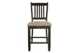 Tyler Creek Black/Grayish Brown Counter Height Bar Stool (Set of 2) - D736-124 - Lara Furniture