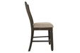 Tyler Creek Black/Grayish Brown Counter Height Bar Stool (Set of 2) - D736-124 - Lara Furniture