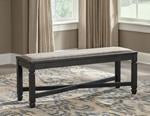 Tyler Creek Black/Grayish Brown Dining Bench - D736-00 - Lara Furniture