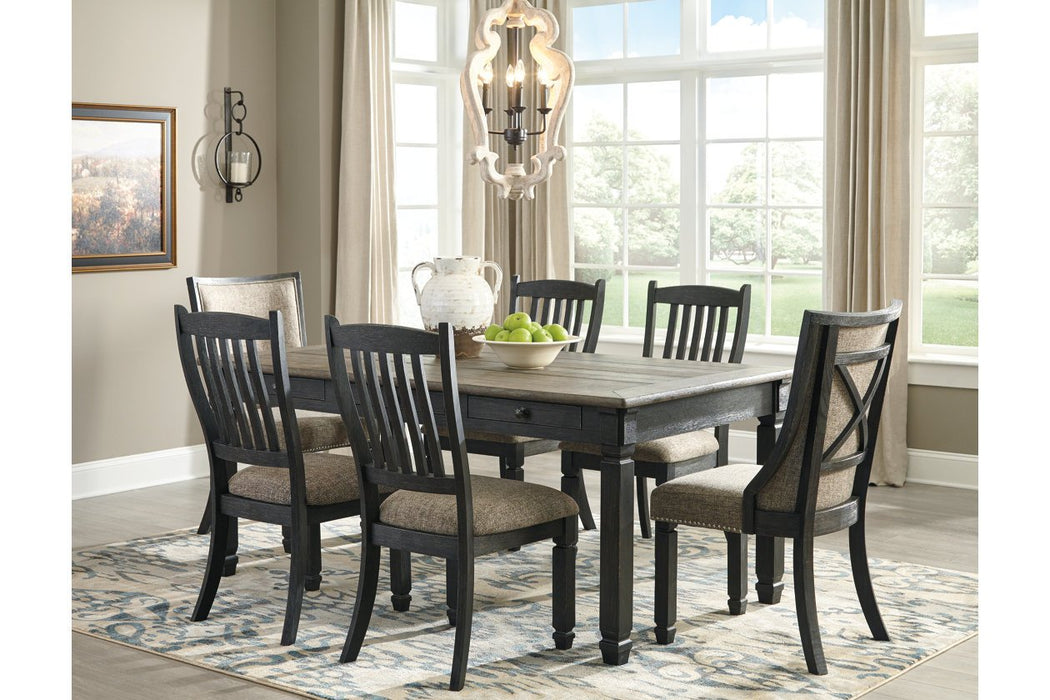 Tyler Creek Black/Grayish Brown Dining Chair (Set of 2) - D736-01 - Lara Furniture