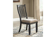 Tyler Creek Black/Grayish Brown Dining Chair (Set of 2) - D736-01 - Lara Furniture