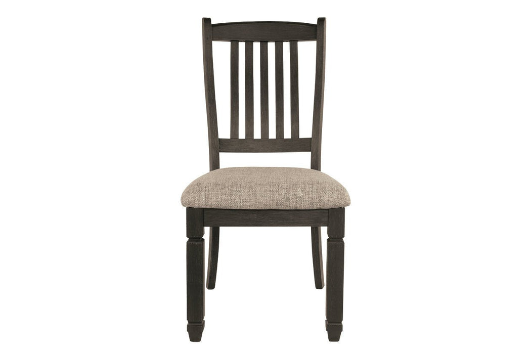 Tyler Creek Black/Grayish Brown Dining Chair (Set of 2) - D736-01 - Lara Furniture