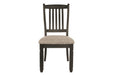 Tyler Creek Black/Grayish Brown Dining Chair (Set of 2) - D736-01 - Lara Furniture