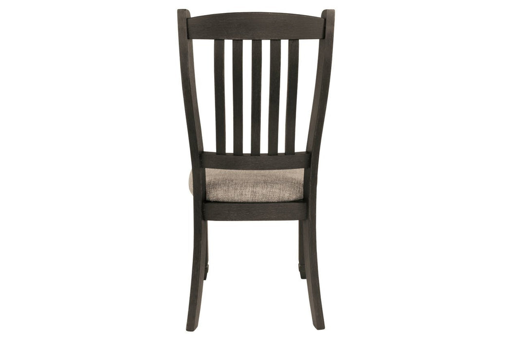 Tyler Creek Black/Grayish Brown Dining Chair (Set of 2) - D736-01 - Lara Furniture