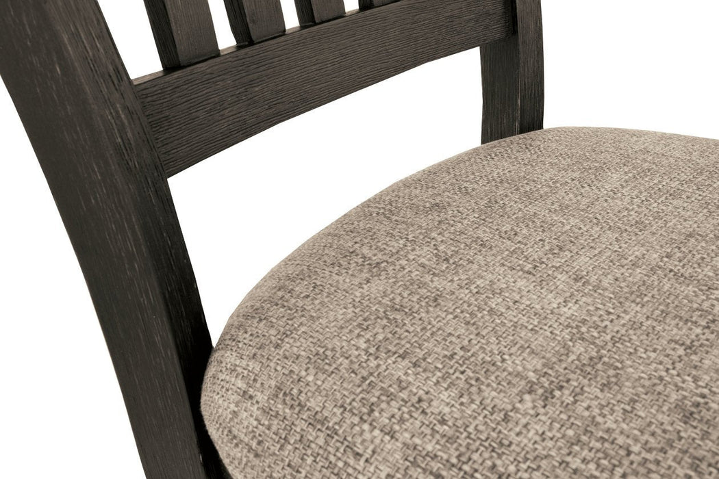 Tyler Creek Black/Grayish Brown Dining Chair (Set of 2) - D736-01 - Lara Furniture