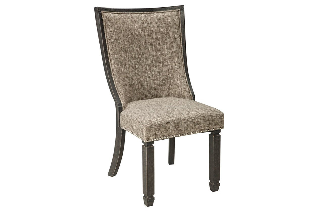 Tyler Creek Black/Grayish Brown Dining Chair (Set of 2) - D736-02 - Lara Furniture