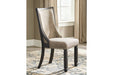 Tyler Creek Black/Grayish Brown Dining Chair (Set of 2) - D736-02 - Lara Furniture