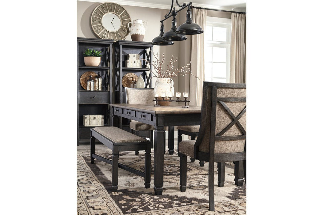 Tyler Creek Black/Grayish Brown Dining Chair (Set of 2) - D736-02 - Lara Furniture