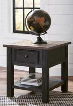 Tyler Creek Grayish Brown/Black End Table - T736-3 - Lara Furniture