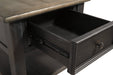 Tyler Creek Grayish Brown/Black End Table - T736-3 - Lara Furniture