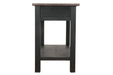 Tyler Creek Grayish Brown/Black Sofa/Console Table - T736-4 - Lara Furniture