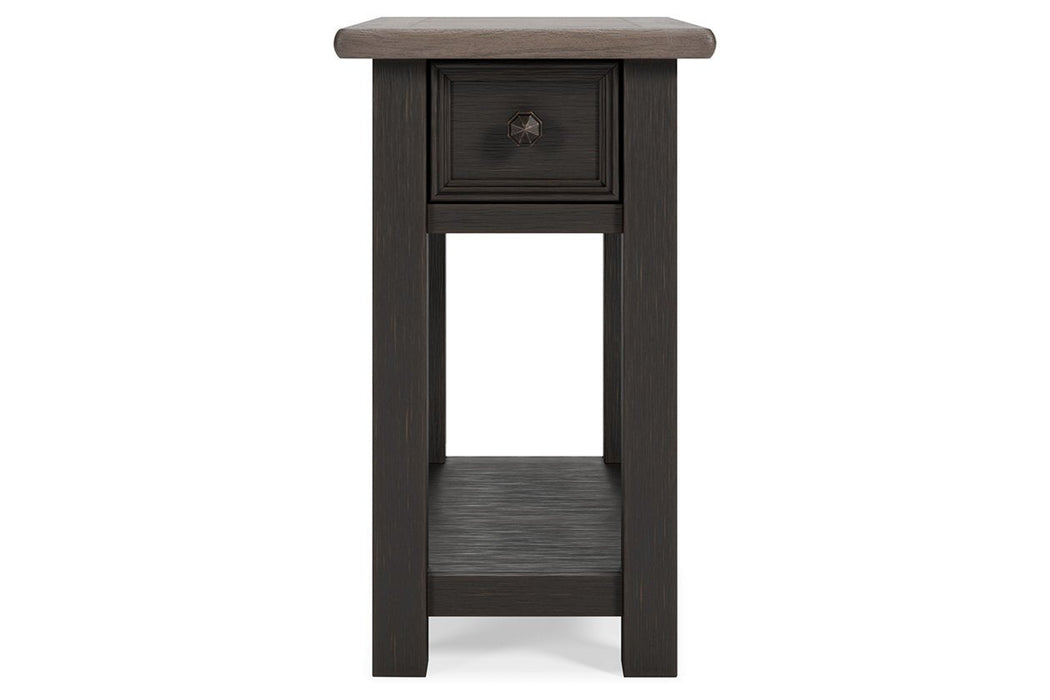 Tyler Creek Two-tone Chairside End Table - T736-107 - Lara Furniture