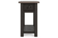 Tyler Creek Two-tone Chairside End Table - T736-107 - Lara Furniture