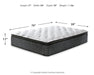 Ultra Luxury ET with Memory Foam White California King Mattress - M57251