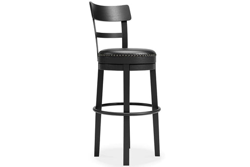 Valebeck Black Bar Height Bar Stool - D546-630 - Lara Furniture