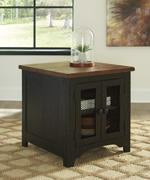 Valebeck Black/Brown End Table - T468-3 - Lara Furniture