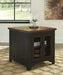 Valebeck Black/Brown End Table - T468-3 - Lara Furniture