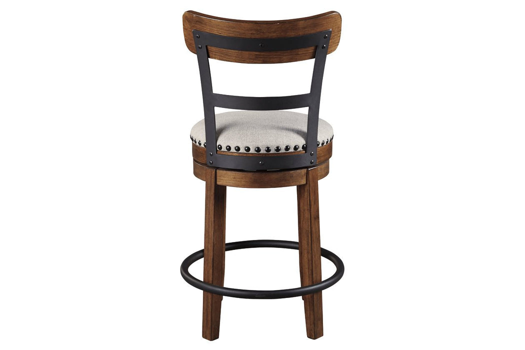 Valebeck Brown Counter Height Bar Stool - D546-424 - Lara Furniture