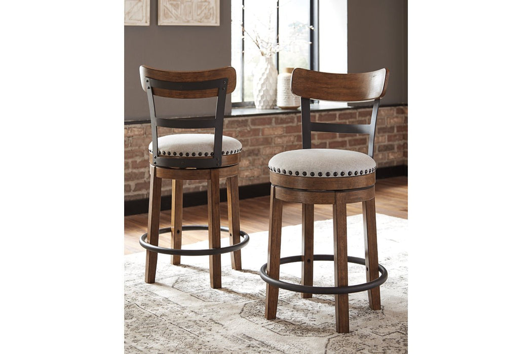 Valebeck Brown Counter Height Bar Stool - D546-424 - Lara Furniture