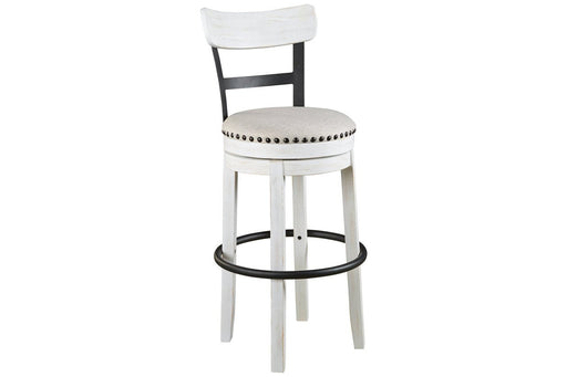 Valebeck White Bar Height Bar Stool - D546-530 - Lara Furniture