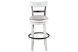 Valebeck White Bar Height Bar Stool - D546-530 - Lara Furniture