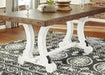 Valebeck White/Brown Dining Table - D546-35 - Lara Furniture