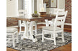 Valebeck White/Brown Dining Table - D546-35 - Lara Furniture