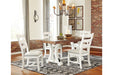 Valebeck White/Brown Dining Table - D546-35 - Lara Furniture