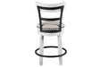 Valebeck White Counter Height Bar Stool - D546-524 - Lara Furniture