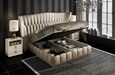 Velvet Bed Queen - Lara Furniture