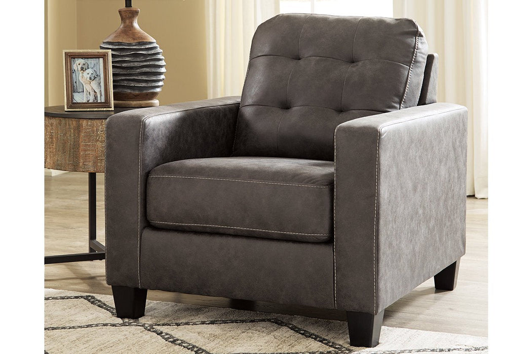 Venaldi Gunmetal Chair - 9150120 - Lara Furniture