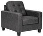 Venaldi Gunmetal Chair - 9150120 - Lara Furniture